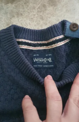 Jersey Jack & Jones azul hombre Talla L