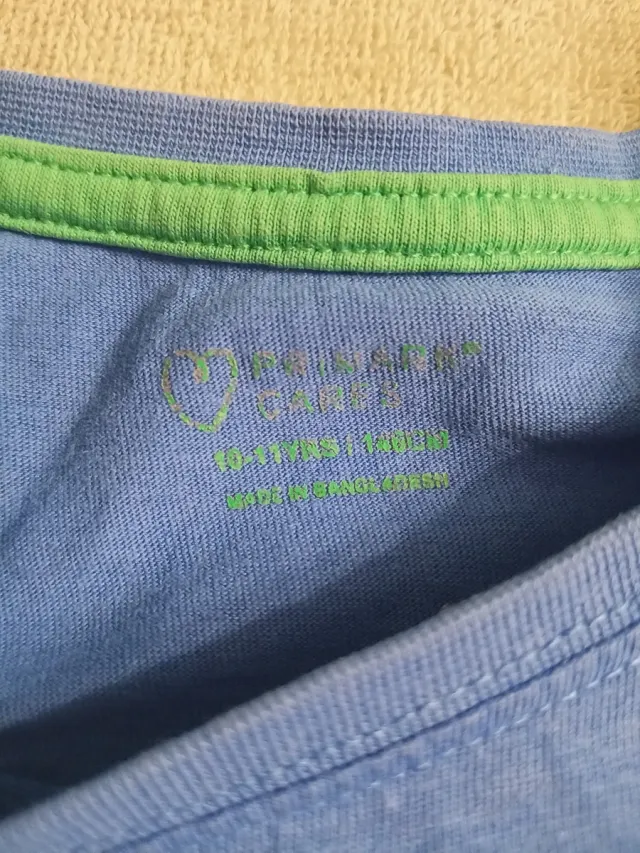 Camiseta infantil azul con estampado "Gamer"