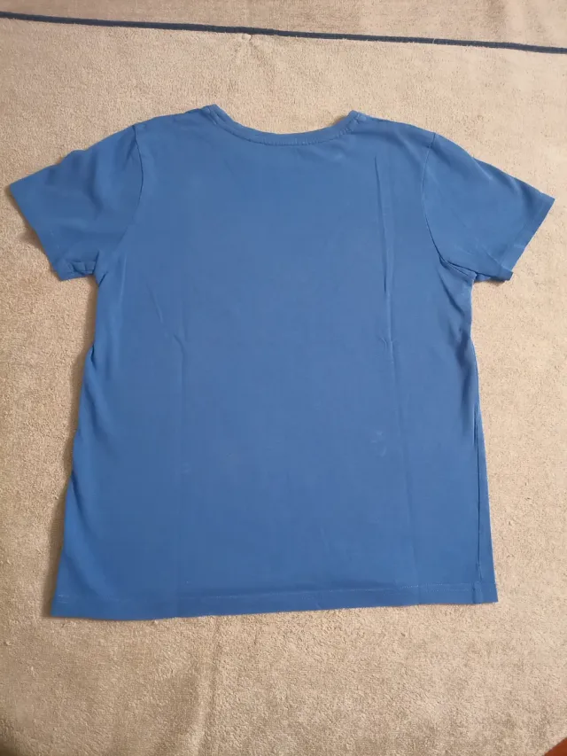 Camiseta infantil azul con estampado "Gamer"