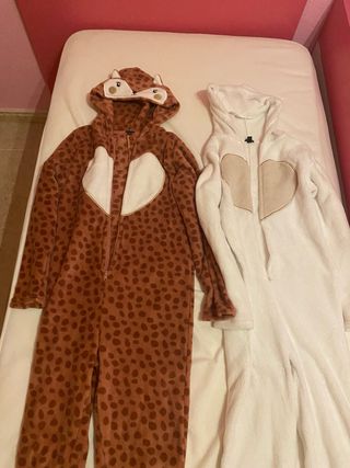 Pijamas con cremallera