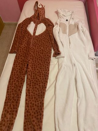 Pijamas con cremallera