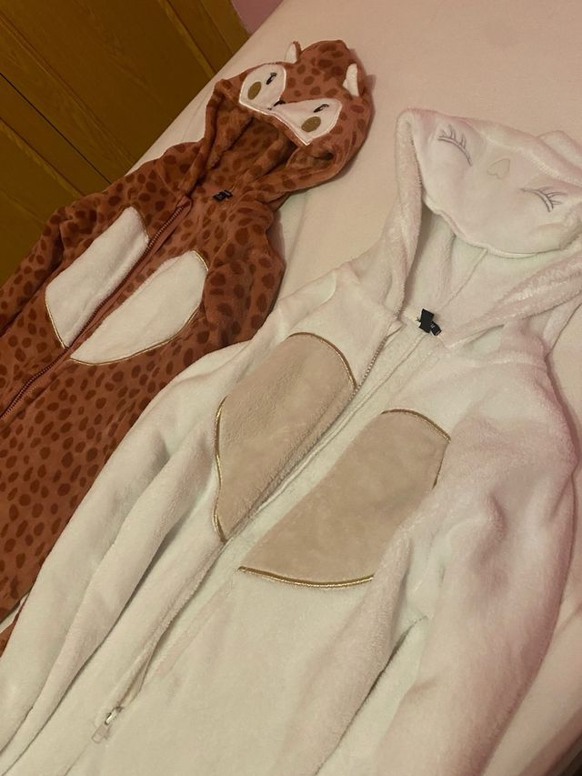 Pijamas con cremallera