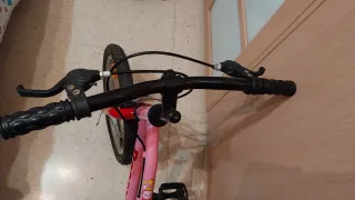 Bicicleta infantil rosa Racer