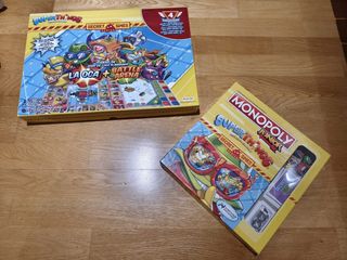 2 Juegos Superthings: Monopoly Junior y La Oca