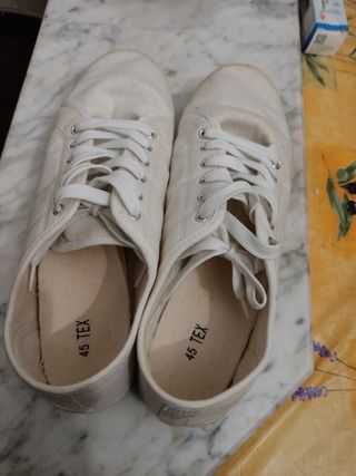 Tenis casuales blancos para hombre