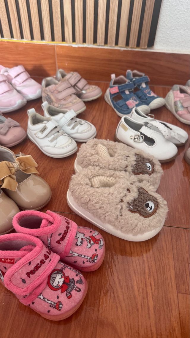 Lote calzado infantil niña
