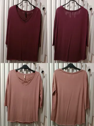 Lote 2 Camisetas Stradivarius Talla M
