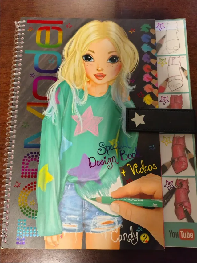 Libro para pintar Top Model