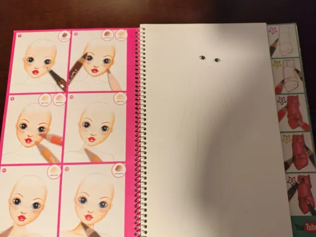 Libro para pintar Top Model