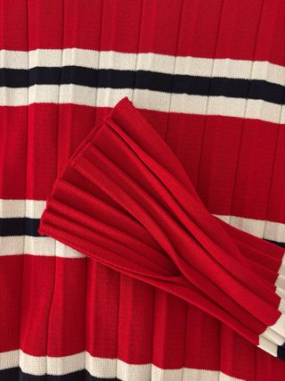 Jersey fino Mango rayas rojo/azul/blanco