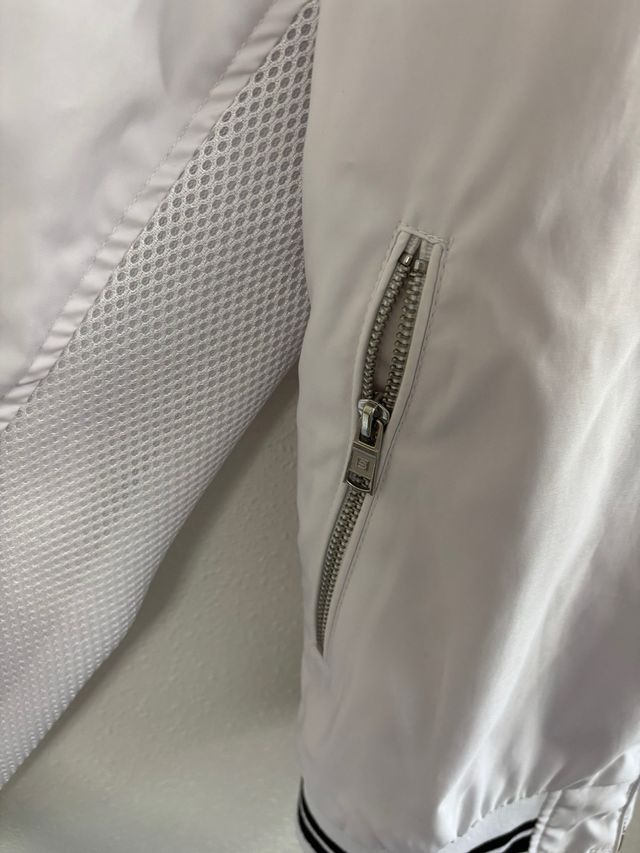 Chaqueta bomber blanca Talla L