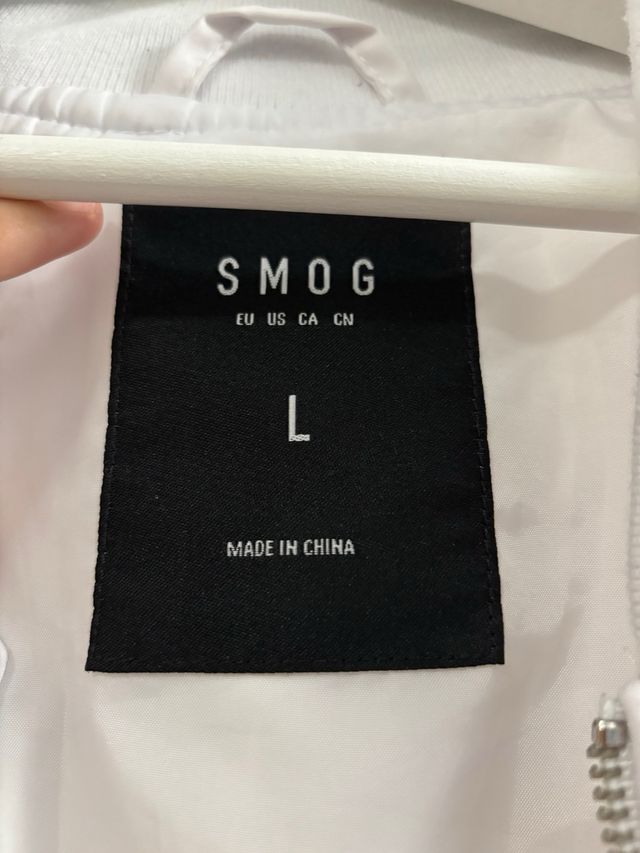 Chaqueta bomber blanca Talla L