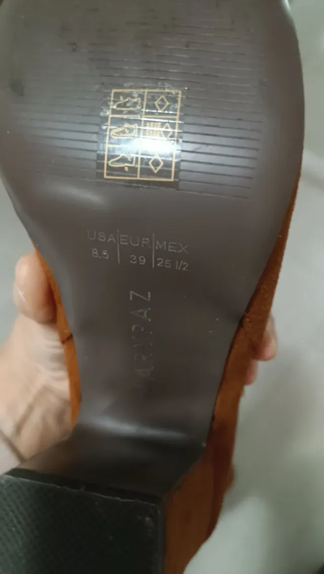 Botas altas Marypaz marrones talla 39