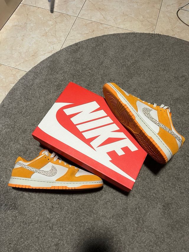 Nike Dunk Low AS Safari Swoosh Kumquat