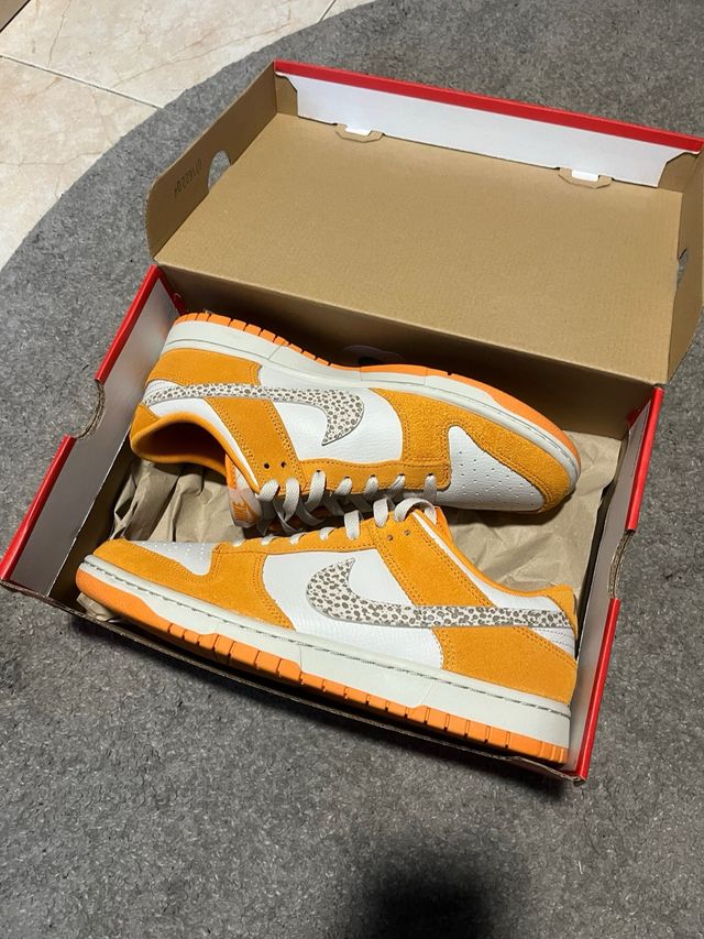 Nike Dunk Low AS Safari Swoosh Kumquat