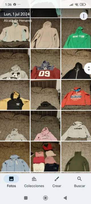 Espero oferta Jersey beige y blanco