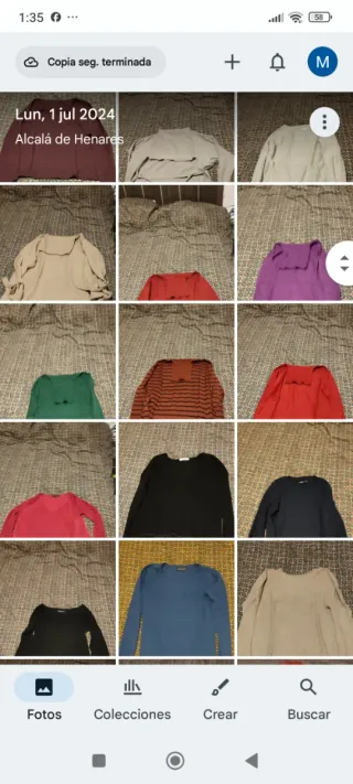 Espero oferta Jersey beige y blanco