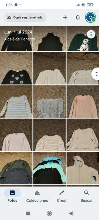 Espero oferta Jersey beige y blanco