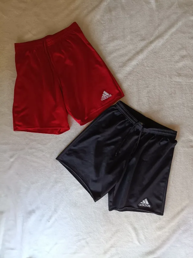 Adidas Sports Shorts Bundle - Black & Red - Breath