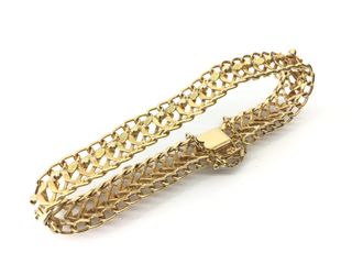 brazalete oro 18k