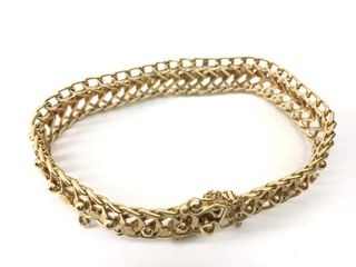 brazalete oro 18k