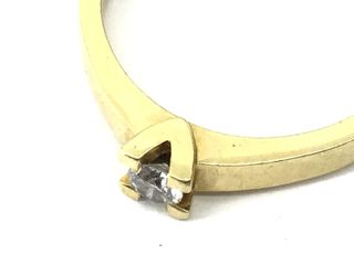 anillo oro 18k con piedra