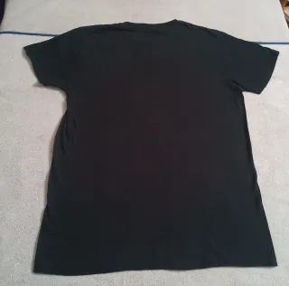 Camiseta manga corta, negra marca "Roly" talla "M"