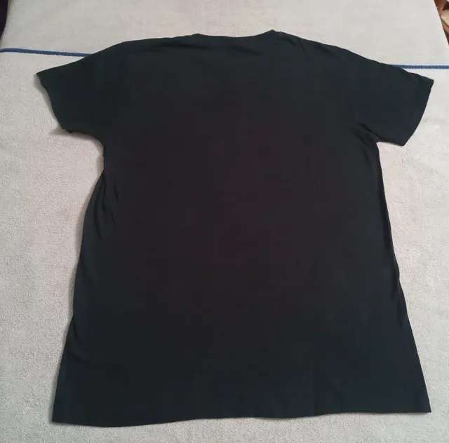 Camiseta manga corta, negra marca "Roly" talla "M"