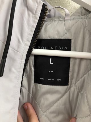 Abrigo Anorak Gris con Cremallera