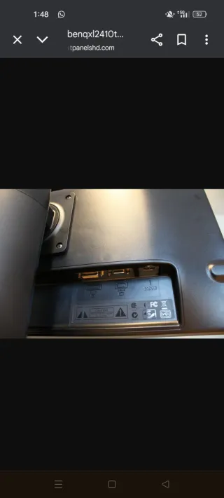 Monitor BenQ XL2410T 120hz