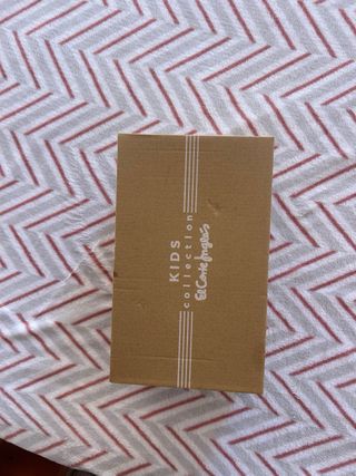 Zapatos de esparto beige y rosa es una talla 34