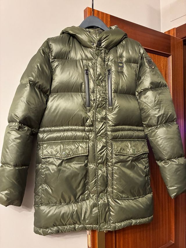 Chaqueta Blauer verde oliva acolchada,