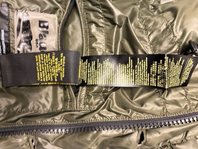 Chaqueta Blauer verde oliva acolchada,