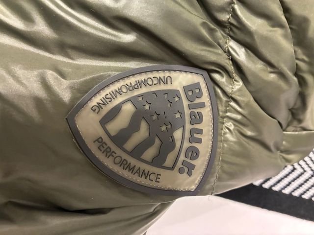 Chaqueta Blauer verde oliva acolchada,