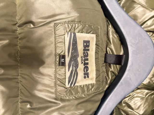 Chaqueta Blauer verde oliva acolchada,