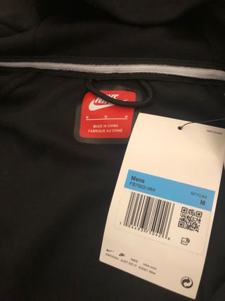 Nike Tech color negro y gris talla M a estrenar