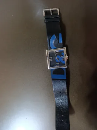 Orologio D&G Quadrato Nero e Blu