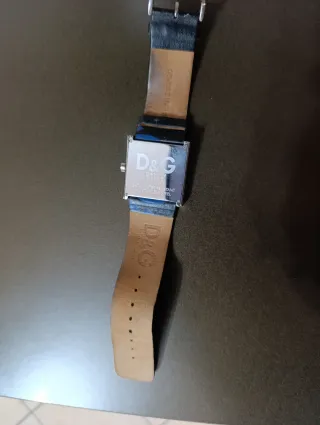 Orologio D&G Quadrato Nero e Blu