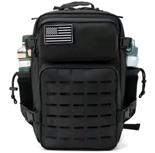 Mochila Táctica 25L Negra Nueva