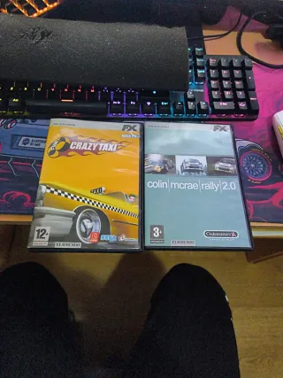 2 Juegos PC: Crazy Taxi y Colin McRae Rally 2.0