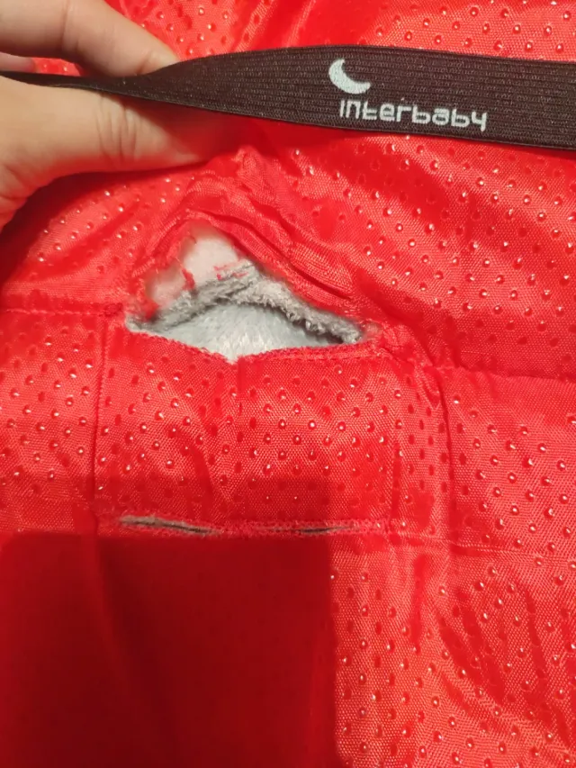 Saco de carro universal con diseño oso rojo