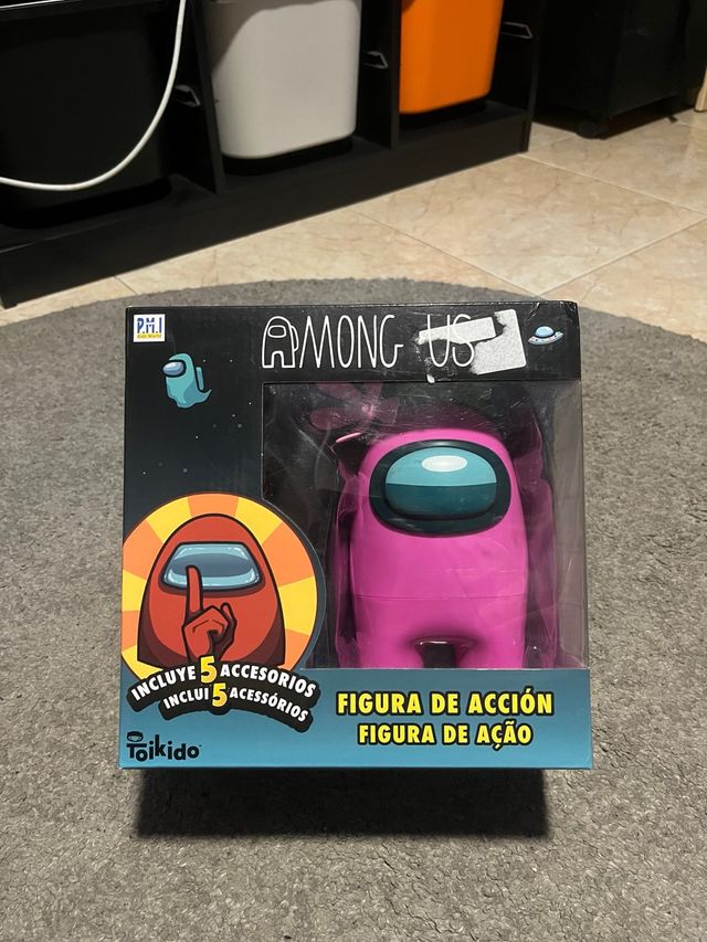 Figura Juguete Among Us Rosa PMI.