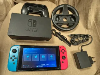 Nintendo Switch con accesorios mu ymagika