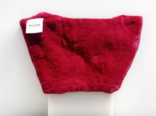 Braga cuello bufanda circular rojo burdeos Nueva