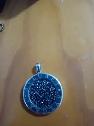 Colgante Bulgari Plata Negro