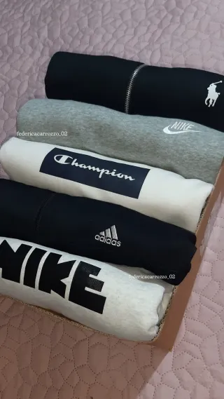 Box 3 capi Firmato Vintage Uomo e Donna S / XL