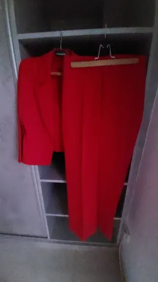 Traje Chaqueta Rojo