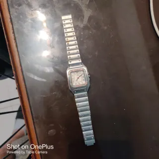 Reloj Cartier Paris 925 Argent Plaque 20m swiss