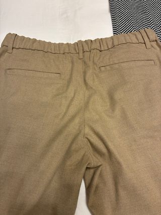 Pantalón jogger Mango beige