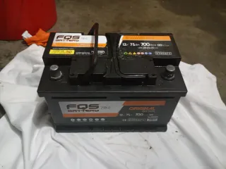 Batería Coche FQS 75Ah 700A 12V